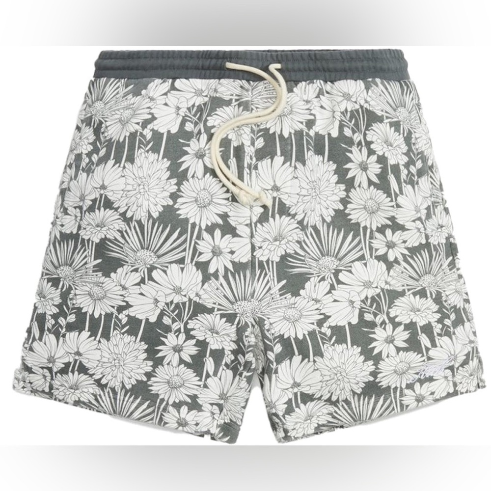 Kith Aster Floral Active Short Men’s Large Grey and White